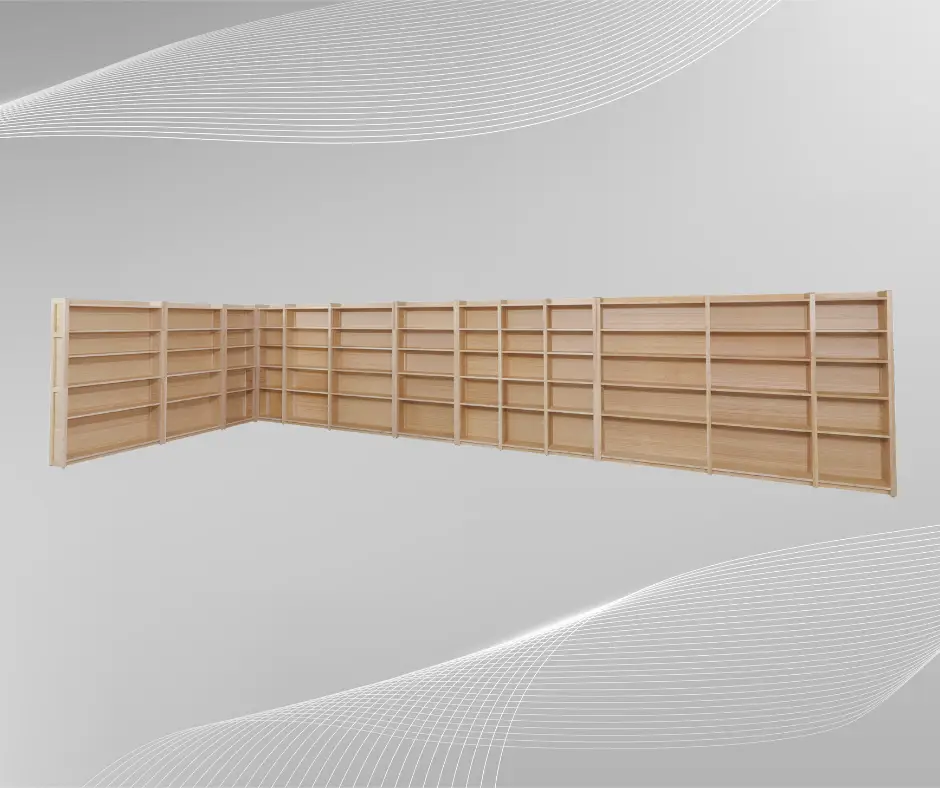 Bibliothèque sur mesure 100 % bambou – Image 10