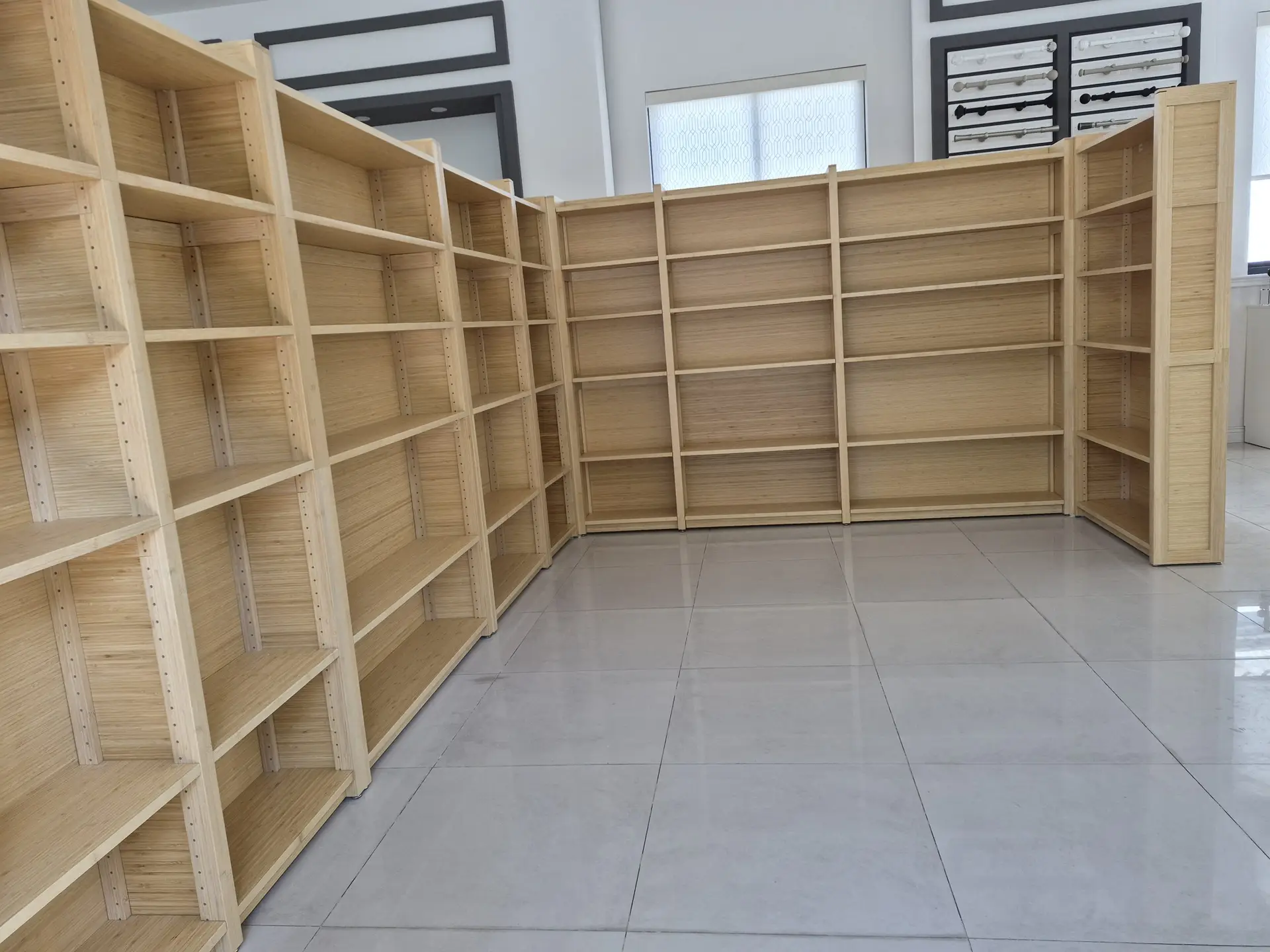 Bibliothèque sur mesure 100 % bambou – Image 9