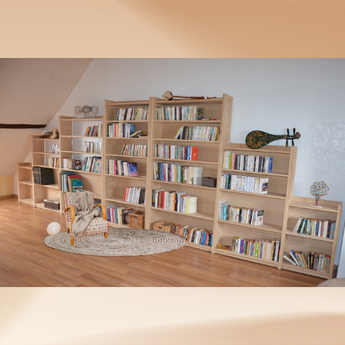 BIBLIOTHÈQUE SUR MESURE  100% bambou