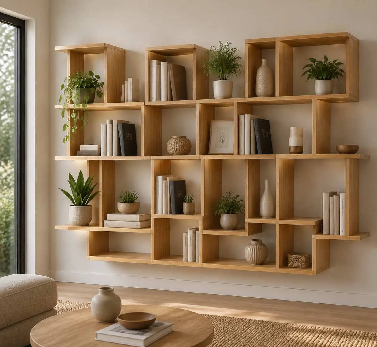 Comment aménager une bibliothèque murale pour optimiser un pan de mur ?